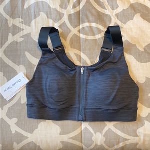 Outdoor Voices Zip Up Sports Bra